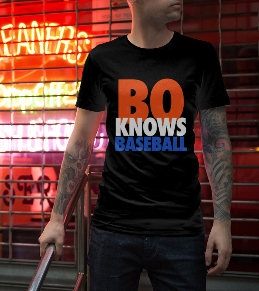 Bo Knows Baseball Retro Sports T-Shirt