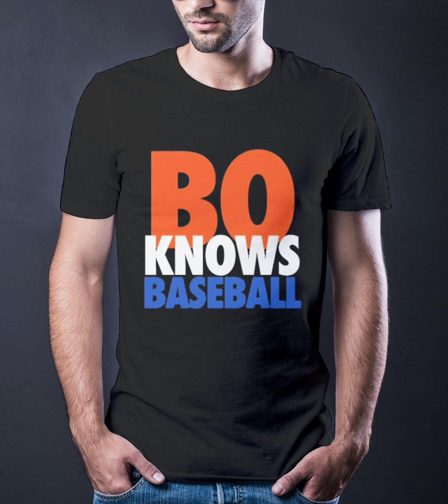 Bo Knows Baseball Retro Sports T-Shirt