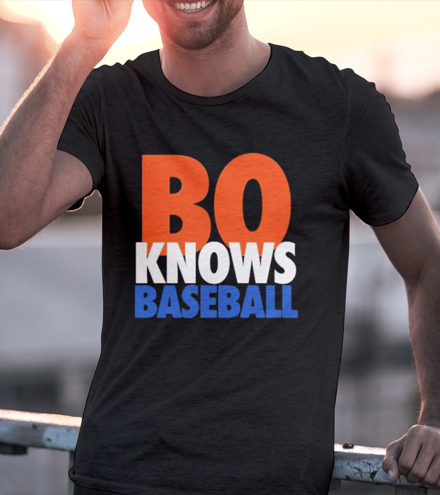 Bo Knows Baseball Retro Sports T-Shirt