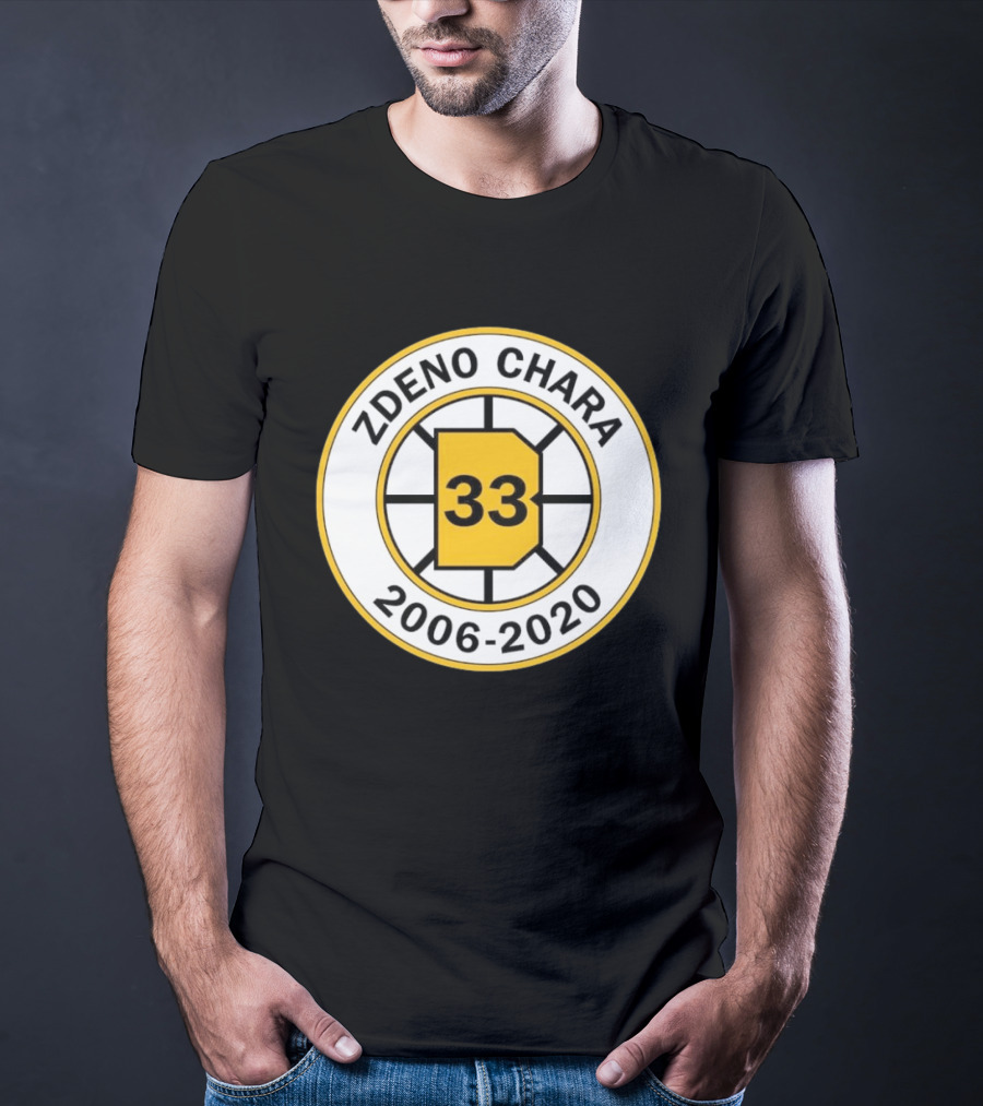 Boston Bruins Zdeno Chára 33 Commemorative 2006 2020 T-Shirt