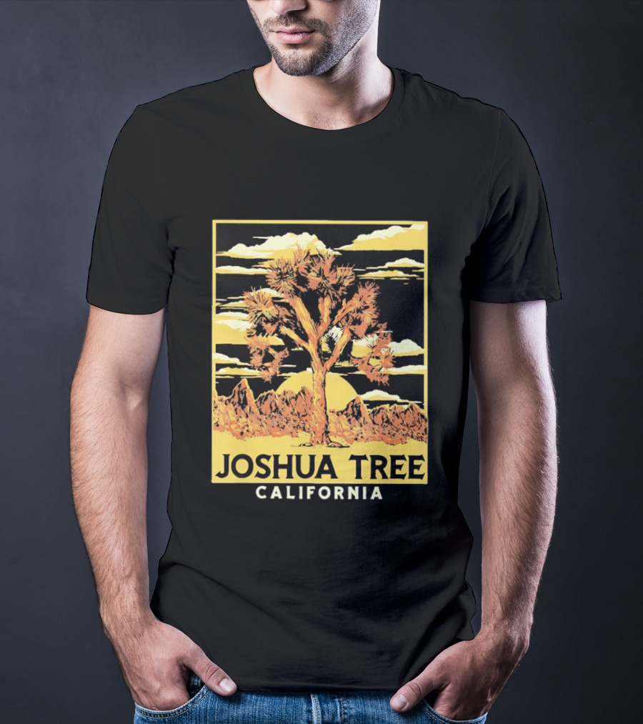 Joshua Tree California Desert Sunset Scenery T-Shirt