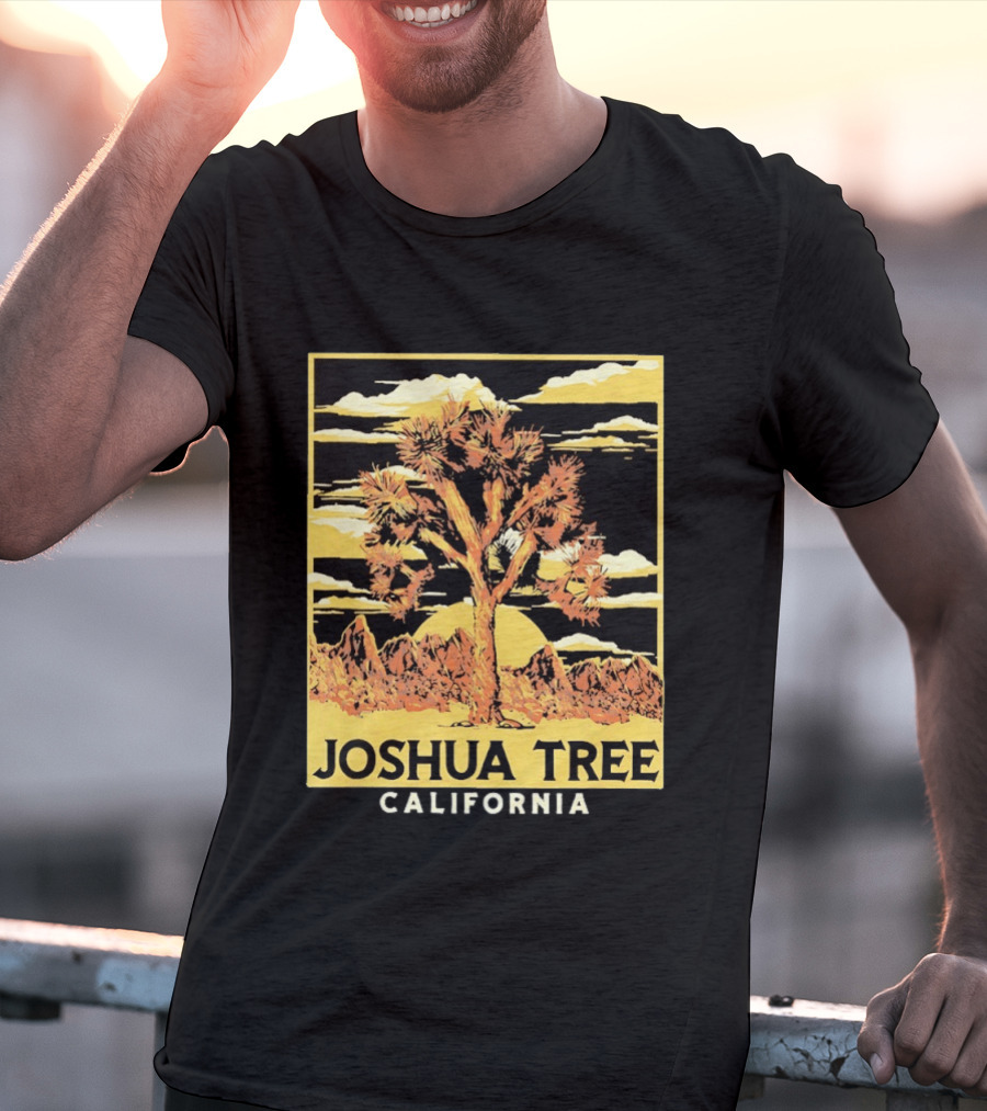 Joshua Tree California Desert Sunset Scenery T-Shirt