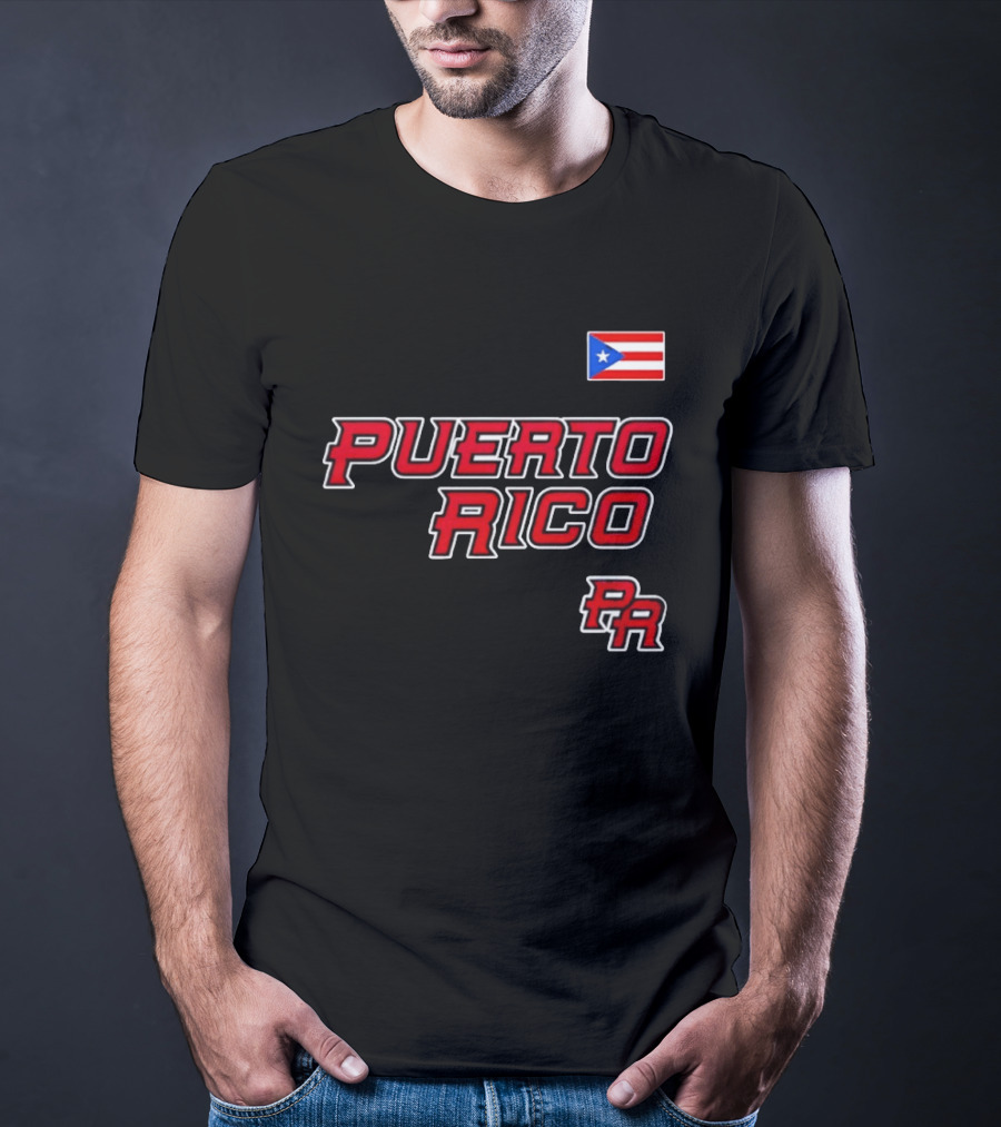 Puerto Rico Baseball 2026 Flag PR T-Shirt