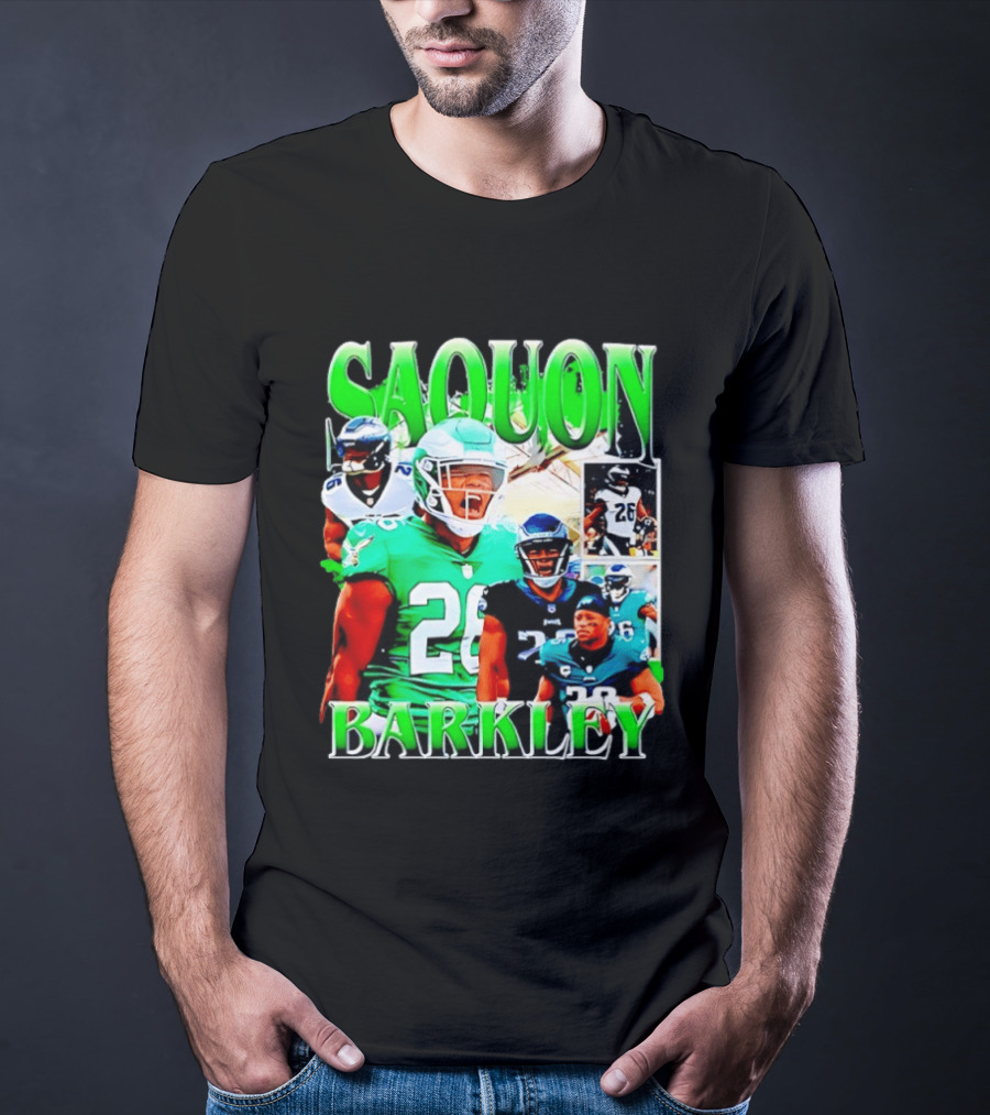 Saquon Barkley 26 Philadelphia Eagles NFL Football 2026 T-Shirt