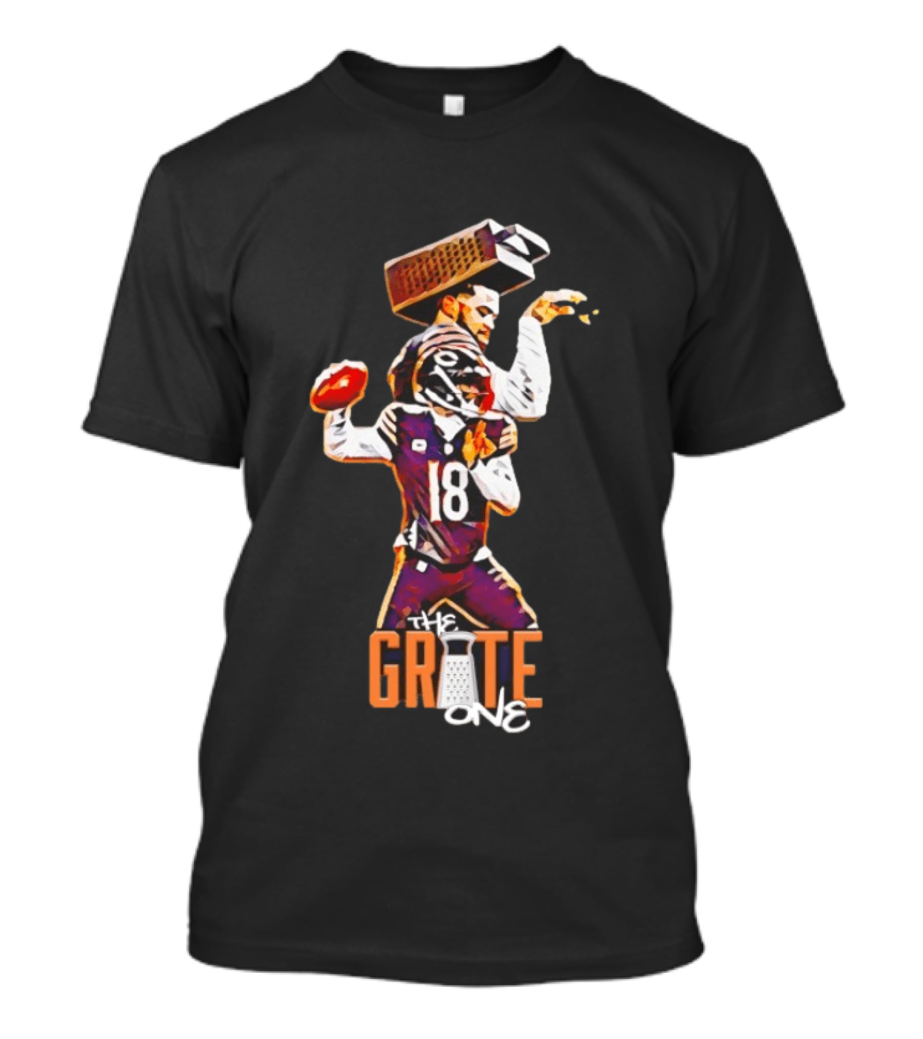 The Grate One Caleb Williams Chicago Bears Football T-Shirt