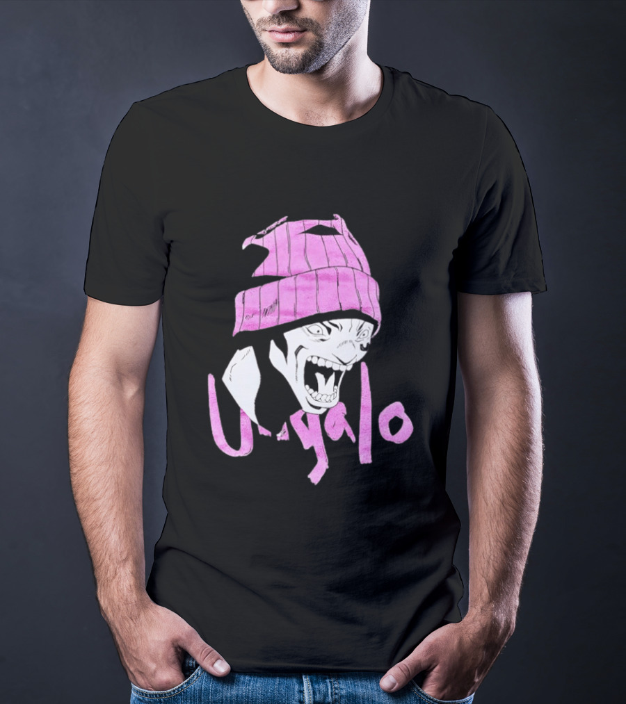 Ungalo JoJo's Bizarre Adventure Stone Ocean Pink Hat Manga T-Shirt