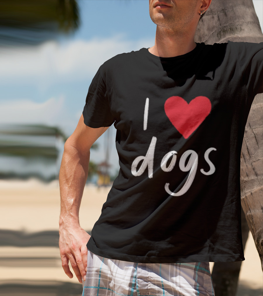 We Rate Dogs I Heart Dogs Love Canine T-Shirt
