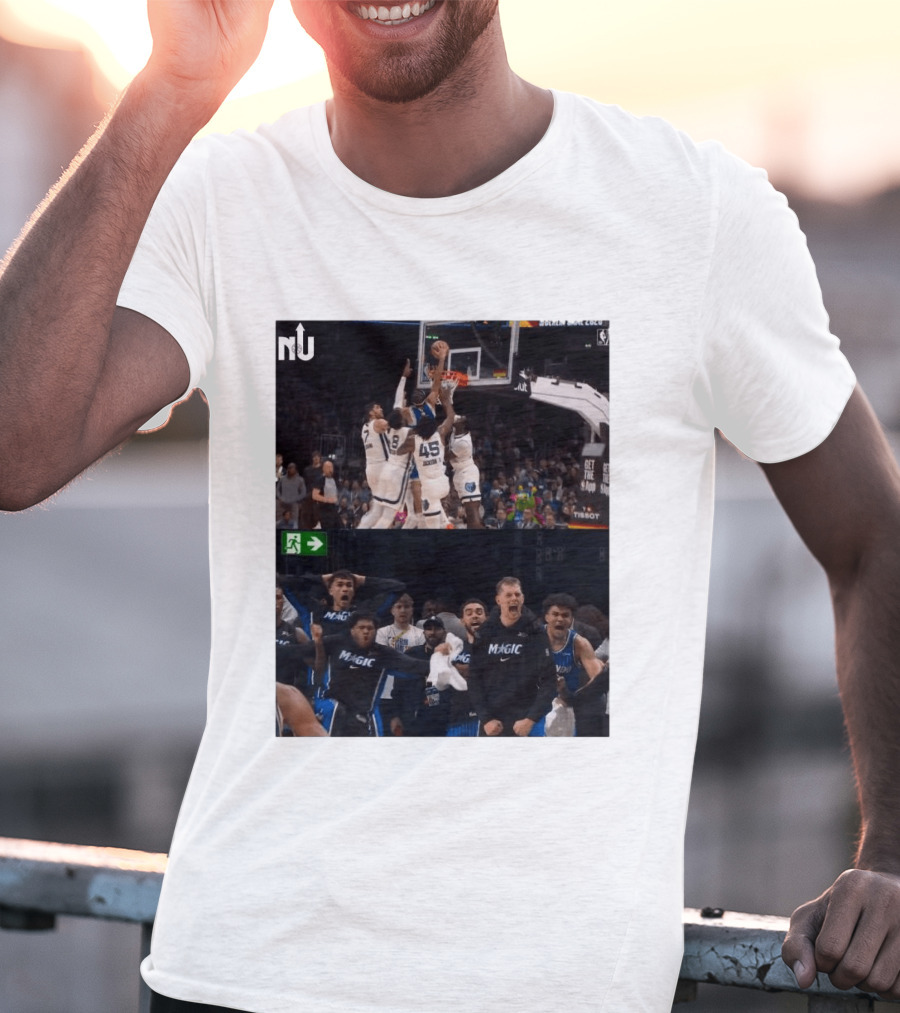 Anthony Black Dunk Against Memphis Grizzlies Magic Reaction T-Shirt