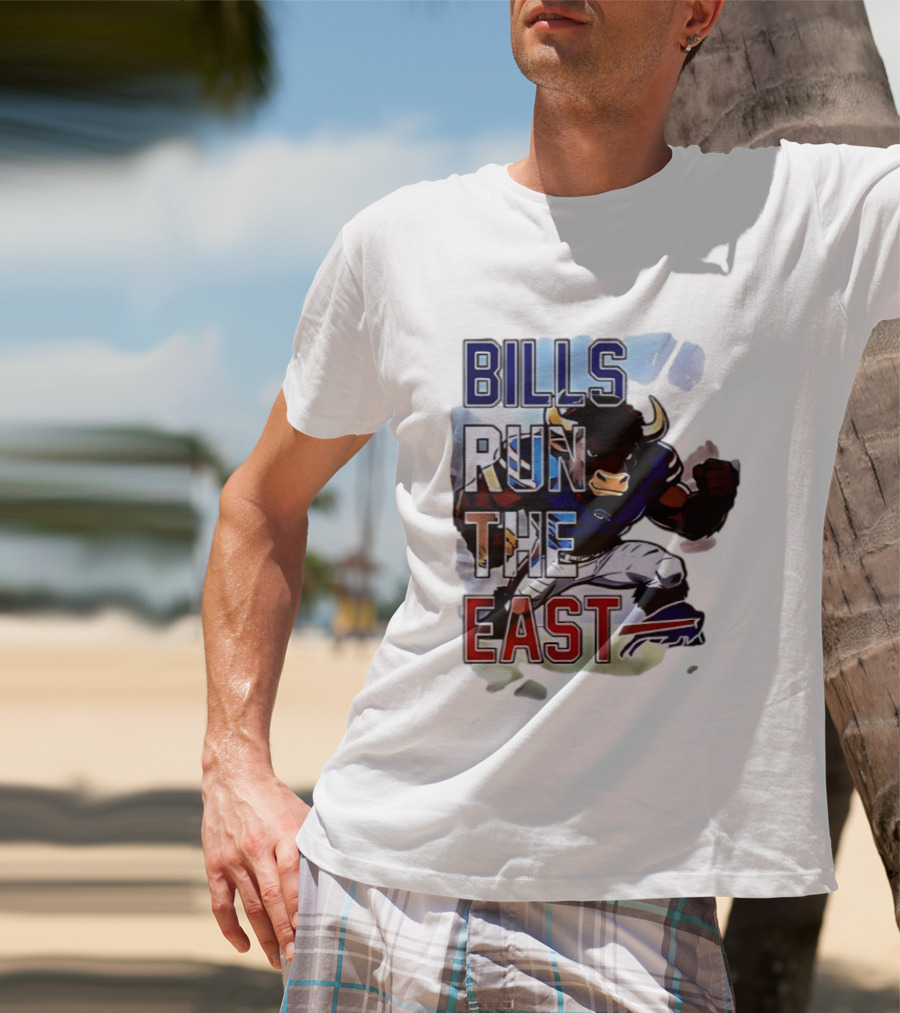 Bills Run The East Buffalo Bills 2025 Wild Card Weekend T-Shirt