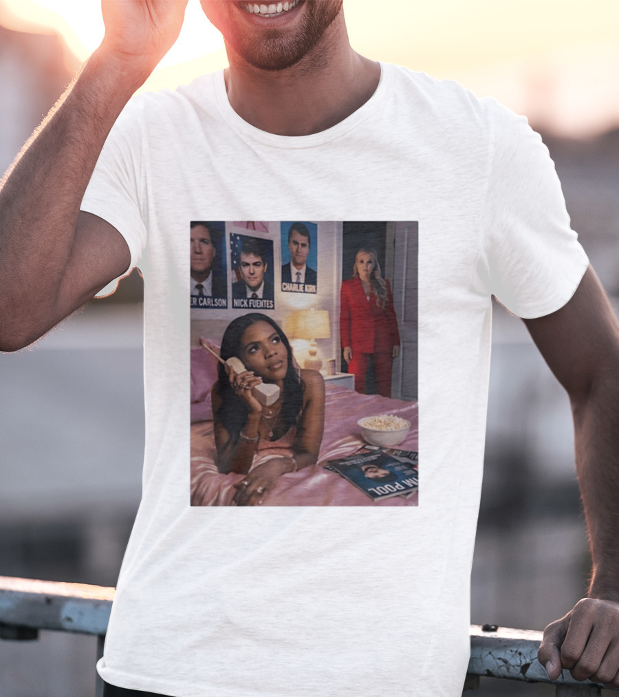 Candace Owens Phone Call Tucker Carlson Nick Fuentes Charlie Kirk S T-Shirt