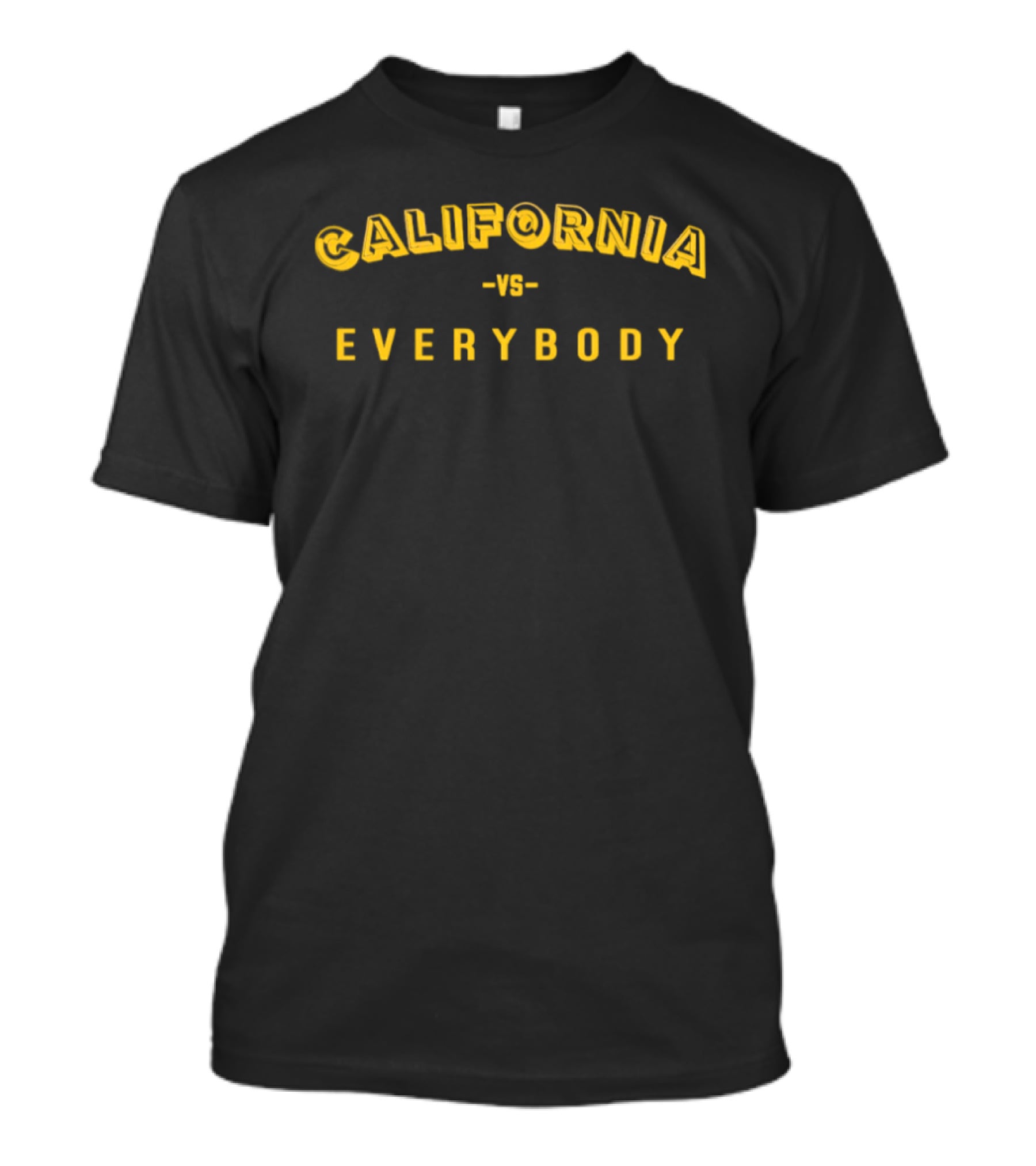 California Vs Everybody Yellow T-Shirt