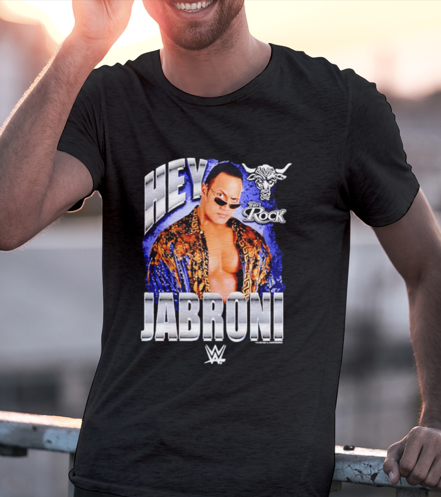Dwayne Johnson Hey Jabroni The Rock WWE Brahma Bull T-Shirt