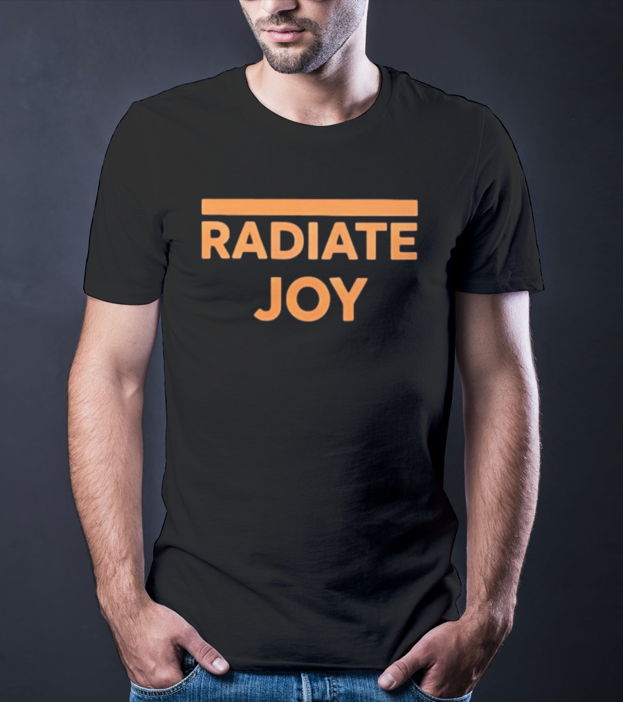 Radiate Joy Positive Vibes Motivation T-Shirt