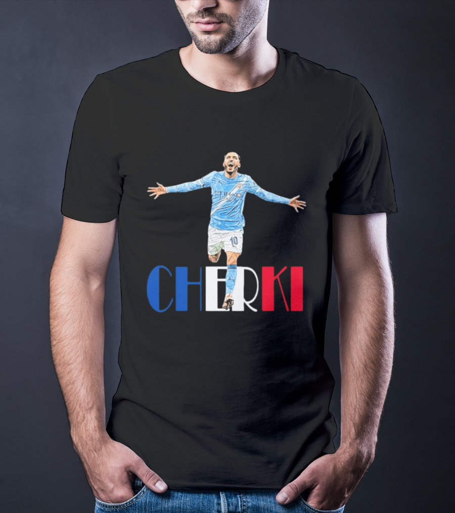 Rayan Cherki 10 Manchester City Etihad Airways T-Shirt