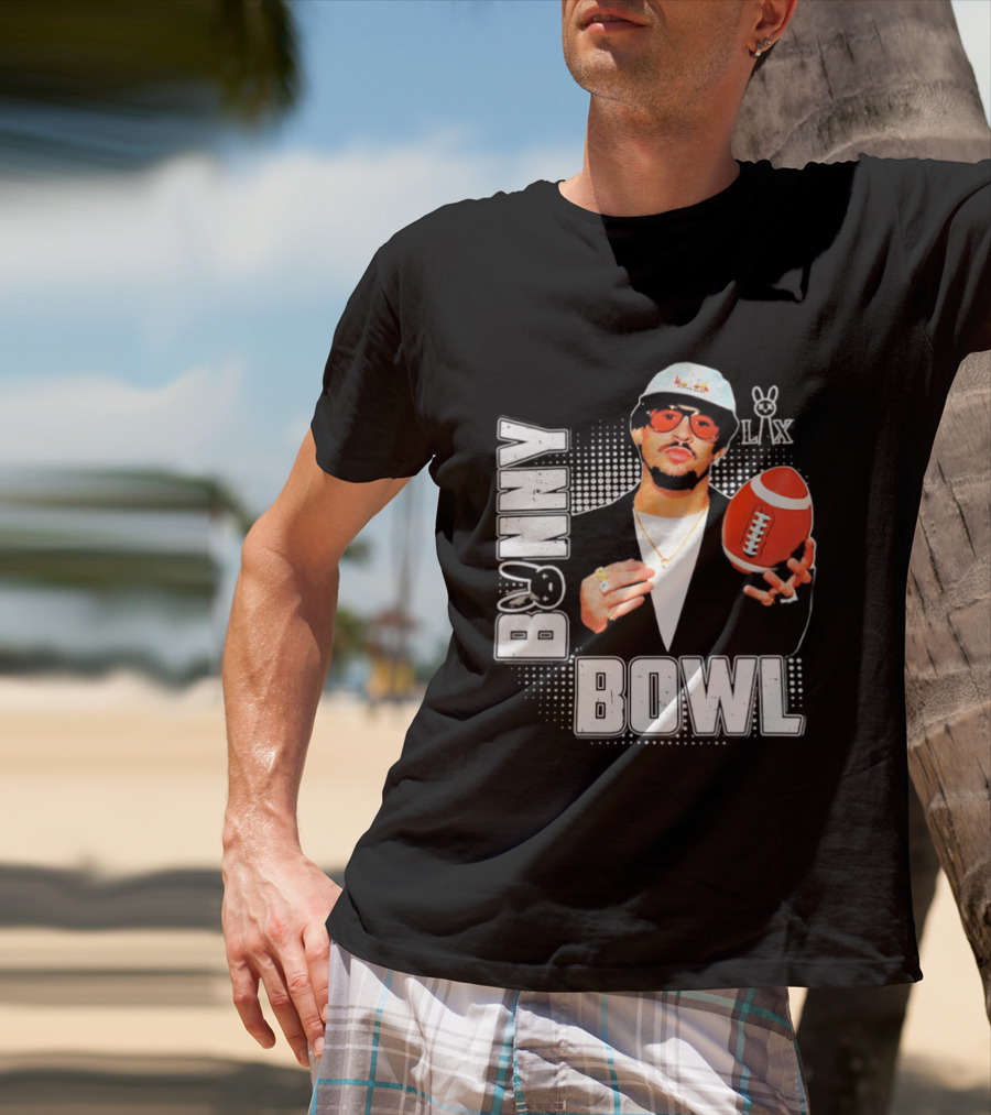Bad Bunny Team Benito Super Bowl LIX Football Fun Wear T-Shirt