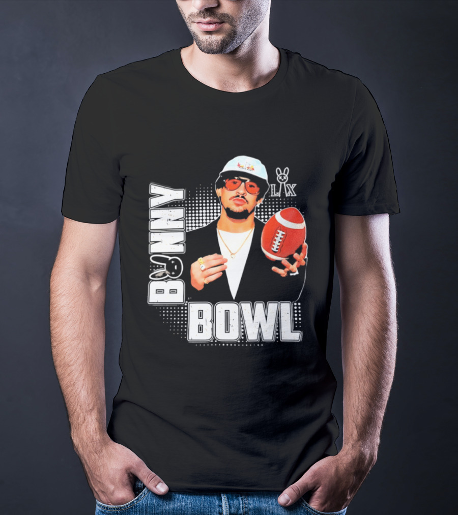 Bad Bunny Team Benito Super Bowl LIX Football Fun Wear T-Shirt