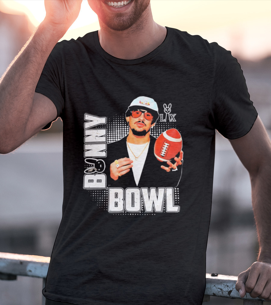 Bad Bunny Team Benito Super Bowl LIX Football Fun Wear T-Shirt