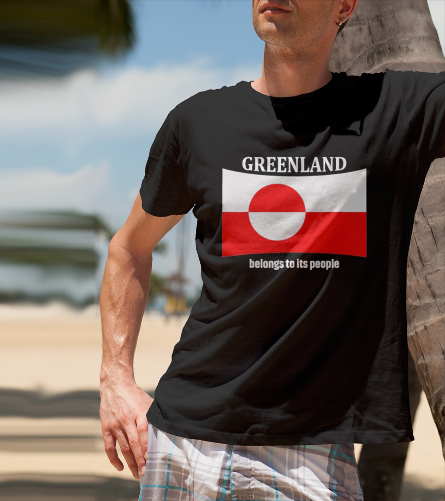 Greenland Flag Symbolizes Independence And Belonging To Its People T-Shirt