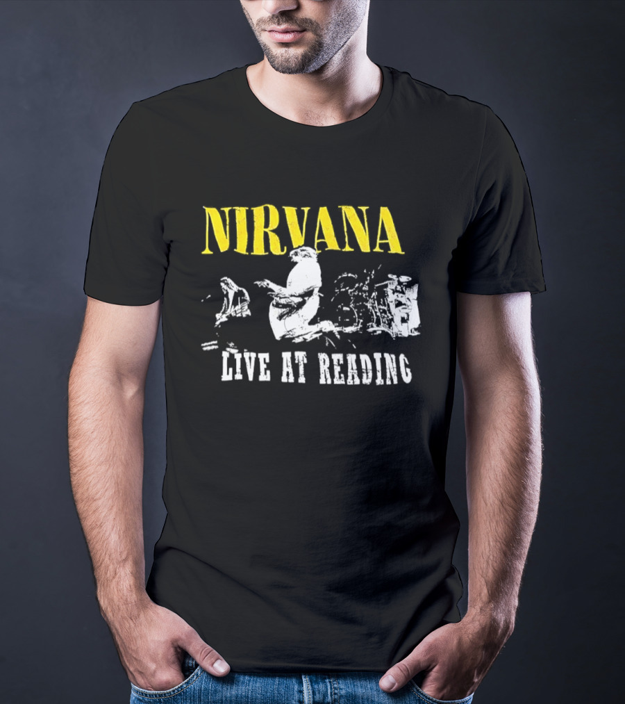 Nirvana Live At Reading Festival Iconic Performance 1992 T-Shirt