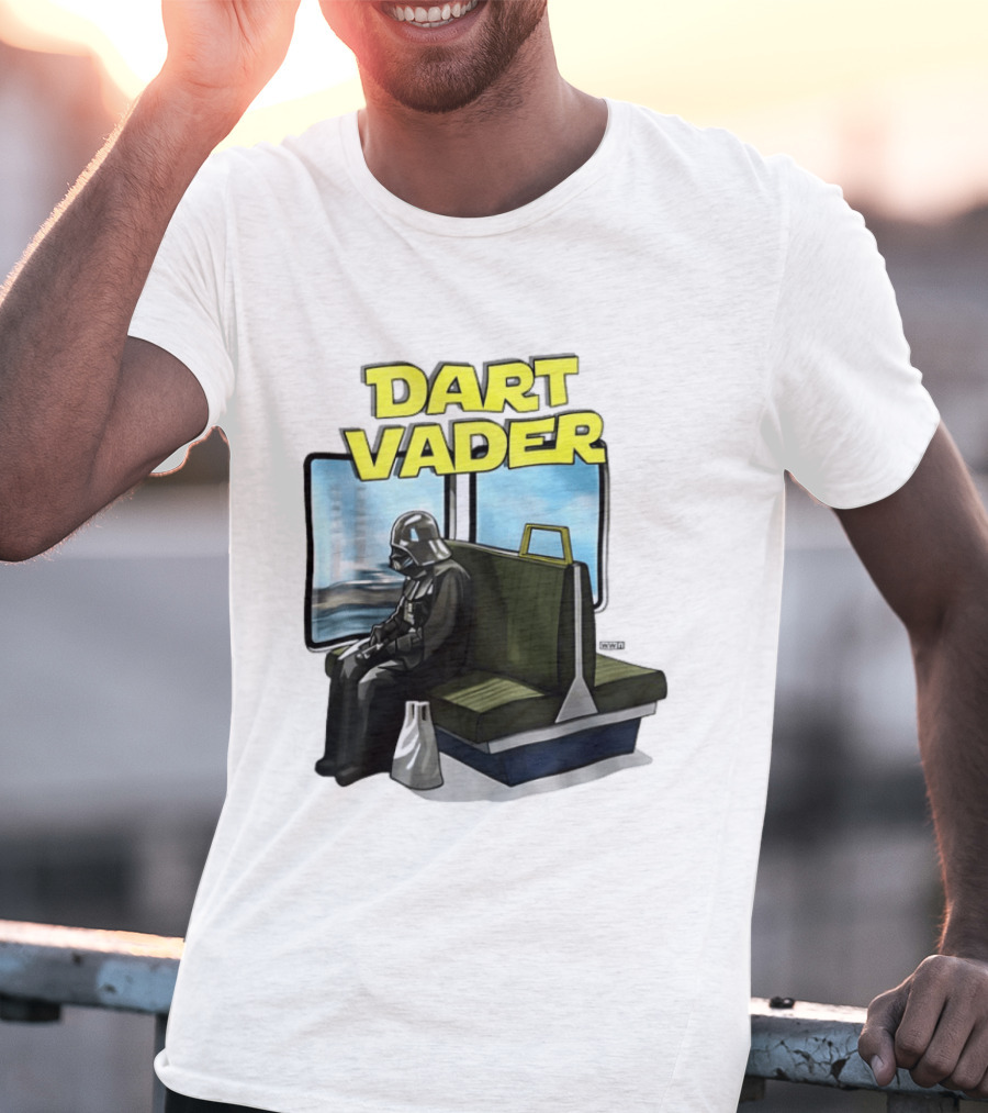 Dart Vader On Train Journey T-Shirt