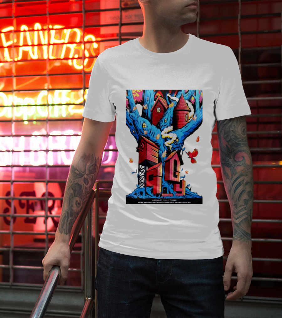 EGGY Tree House Brewing Company January 16 17 2026 Deerfield MA T-Shirt