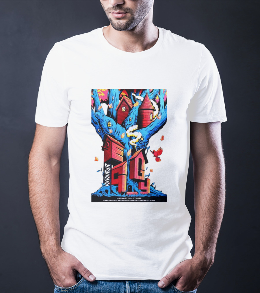 EGGY Tree House Brewing Company January 16 17 2026 Deerfield MA T-Shirt