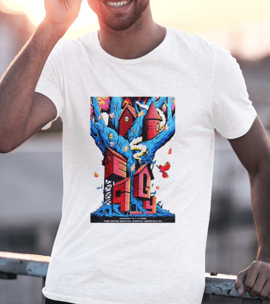 EGGY Tree House Brewing Company January 16 17 2026 Deerfield MA T-Shirt