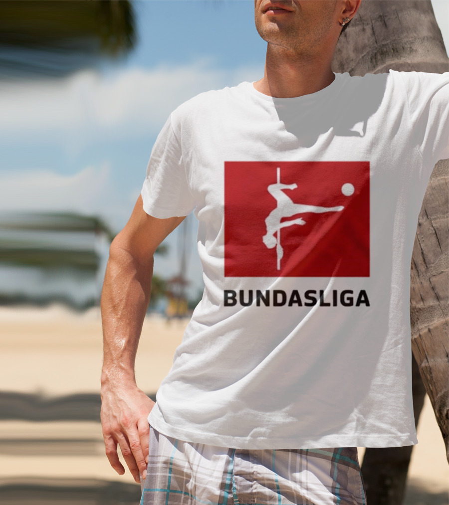 CA$HANOVA BULHAR BUNDASLIGA Parody Soccer Pole Dance Icon Red T-Shirt
