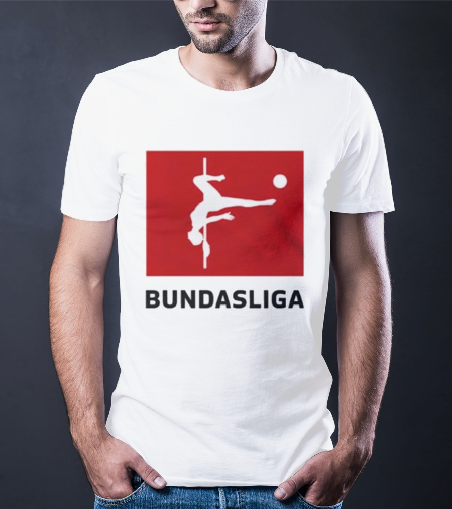 CA$HANOVA BULHAR BUNDASLIGA Parody Soccer Pole Dance Icon Red T-Shirt