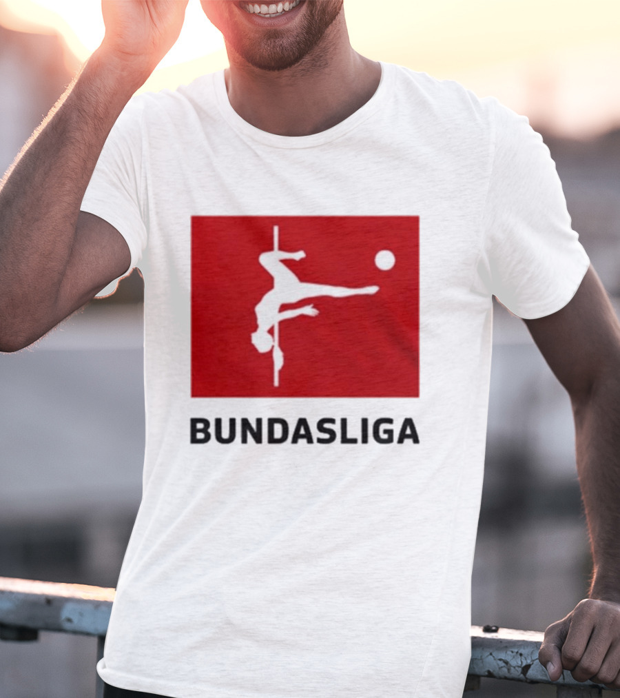 CA$HANOVA BULHAR BUNDASLIGA Parody Soccer Pole Dance Icon Red T-Shirt