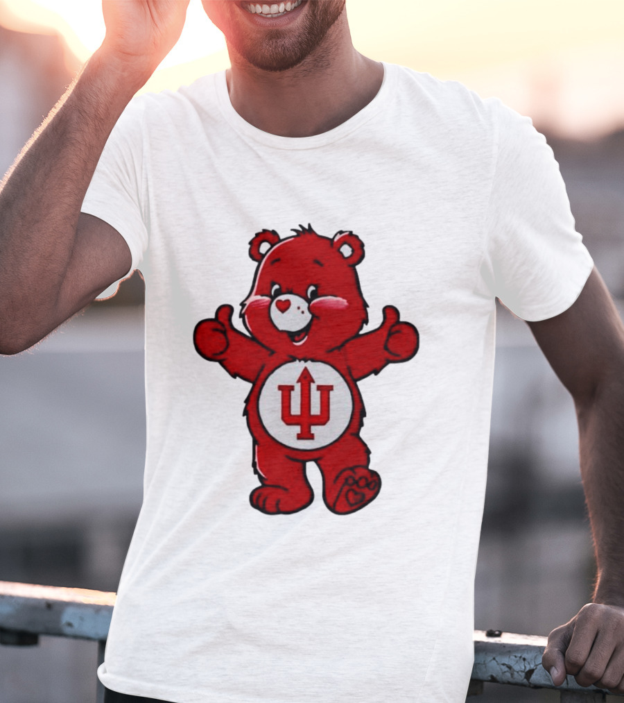 Indiana Hoosiers Bear Mascot Thumbs Up T-Shirt