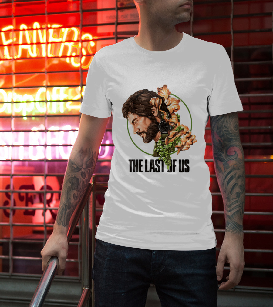 The Last Of Us Joel Portrait With Nature T-Shirt