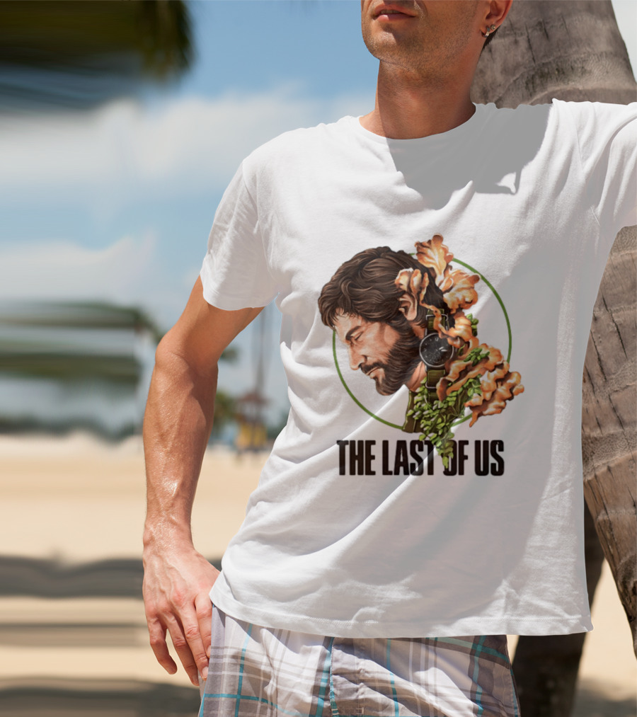 The Last Of Us Joel Portrait With Nature T-Shirt