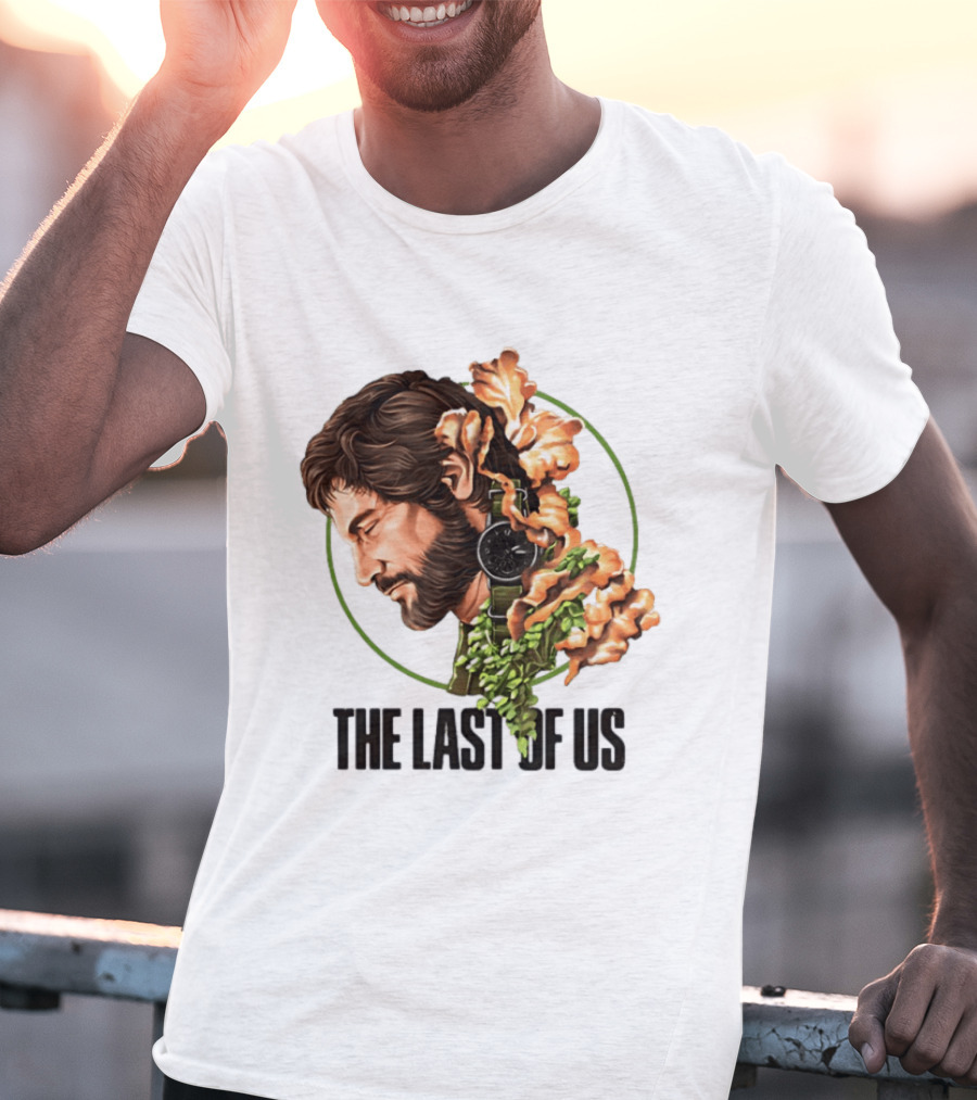 The Last Of Us Joel Portrait With Nature T-Shirt