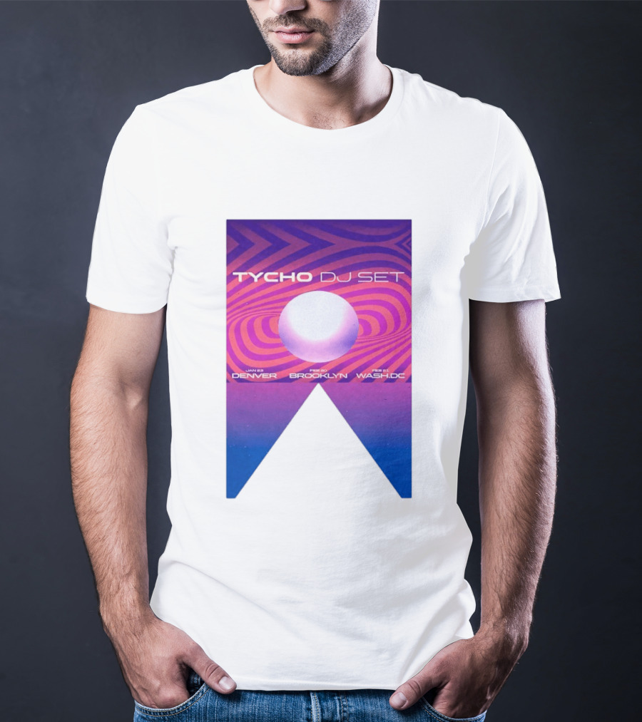 Tycho DJ Set Tour Jan Feb 2026 Denver Brooklyn DC T-Shirt