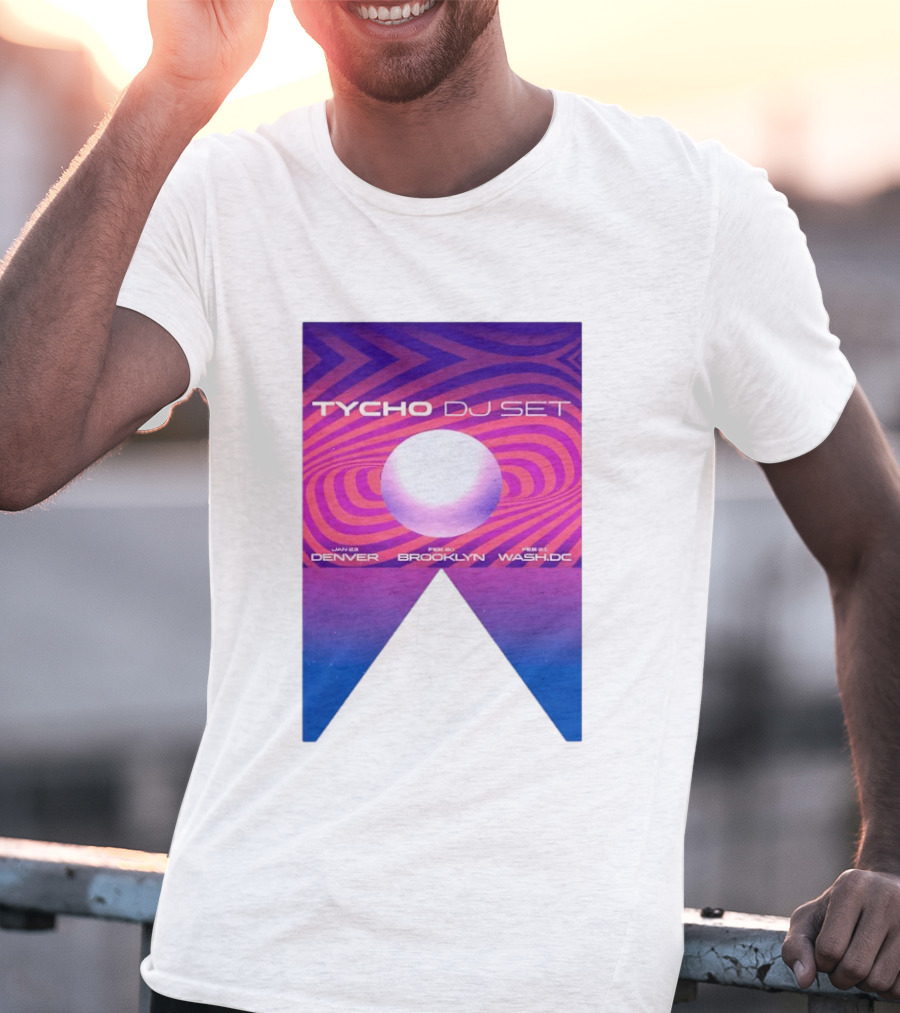 Tycho DJ Set Tour Jan Feb 2026 Denver Brooklyn DC T-Shirt