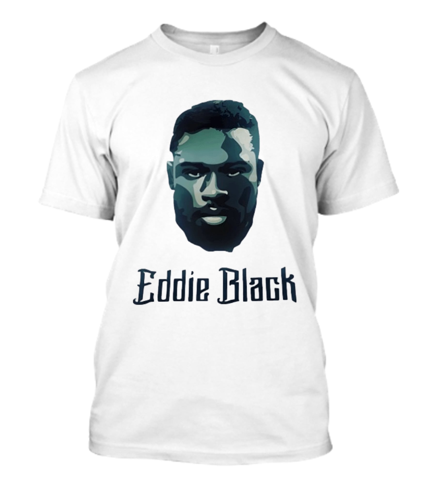 Eddie Black Big Head T-Shirt