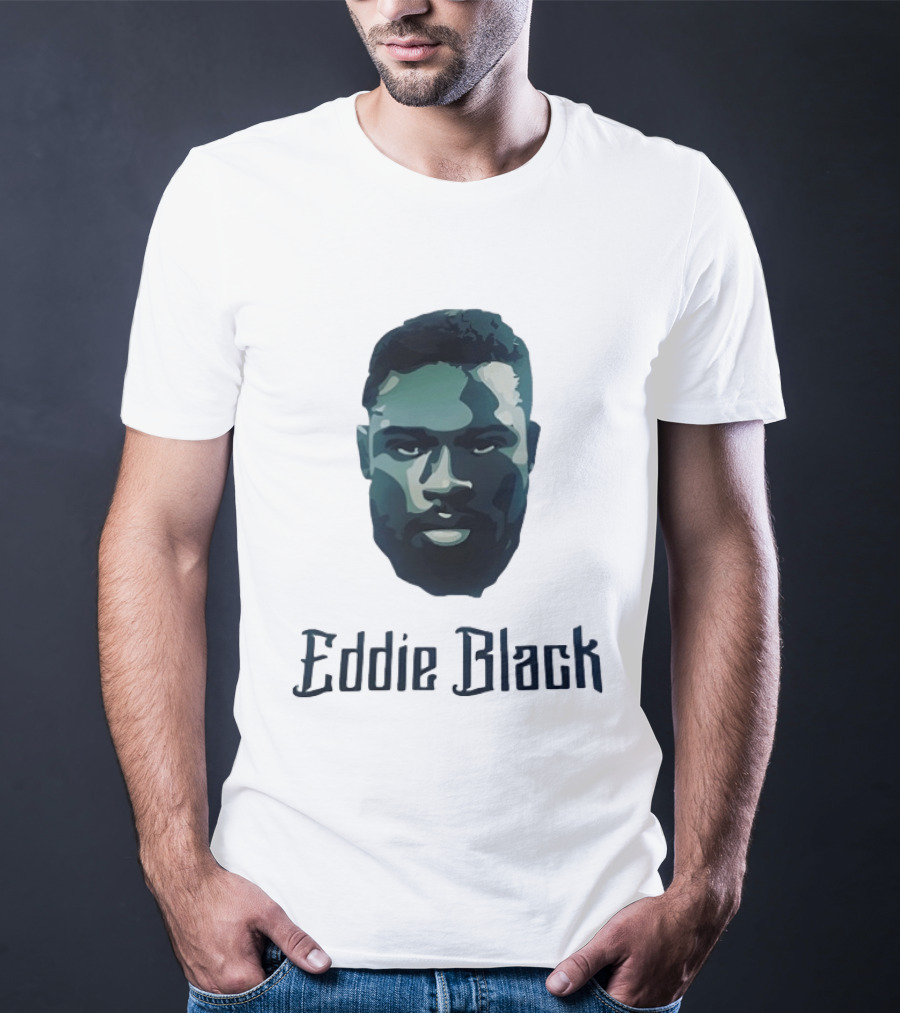 Eddie Black Big Head T-Shirt
