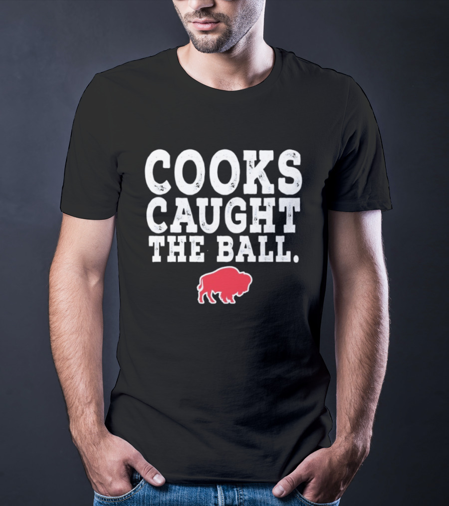 Buffalo Bills Cooks Caught The Ball Red Buffalo T-Shirt