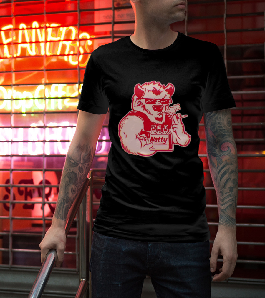 Coach Cignetti Indiana Hoosiers Football Bison Smoking CIG Natty T-Shirt