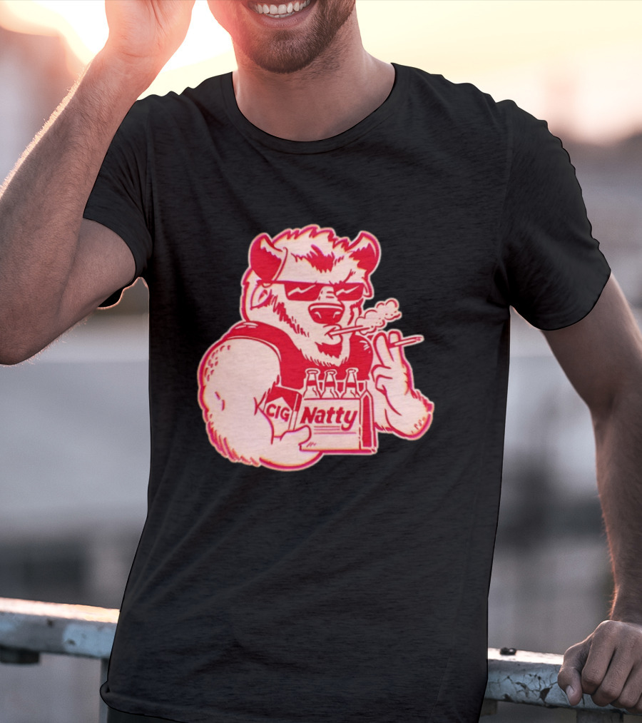 Coach Cignetti Indiana Hoosiers Football Bison Smoking CIG Natty T-Shirt