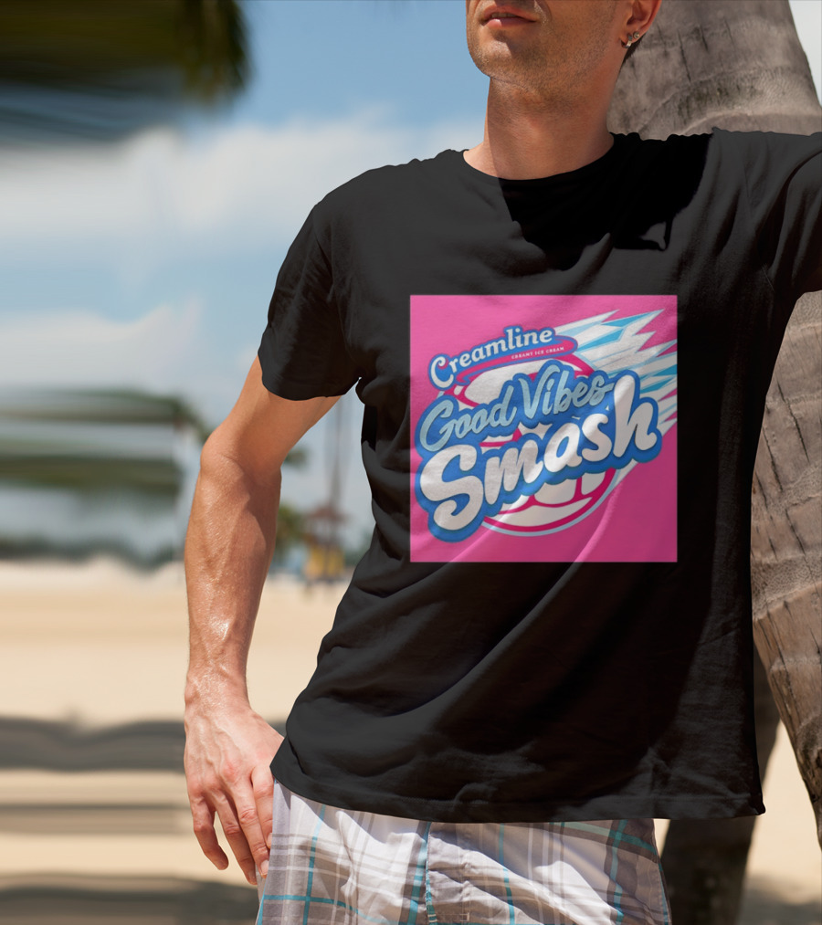 Creamline Good Vibes Smash Creamy Ice Cream Burst T-Shirt