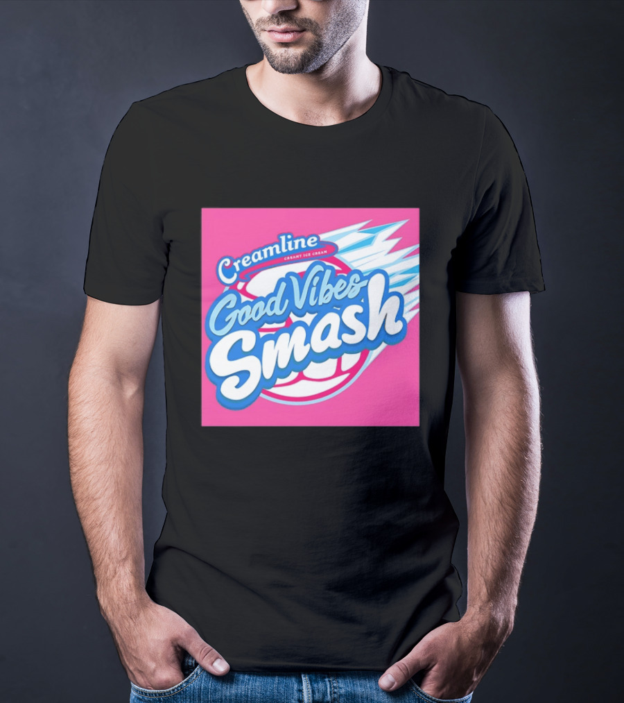 Creamline Good Vibes Smash Creamy Ice Cream Burst T-Shirt