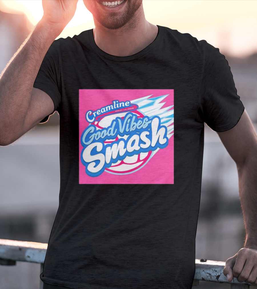 Creamline Good Vibes Smash Creamy Ice Cream Burst T-Shirt