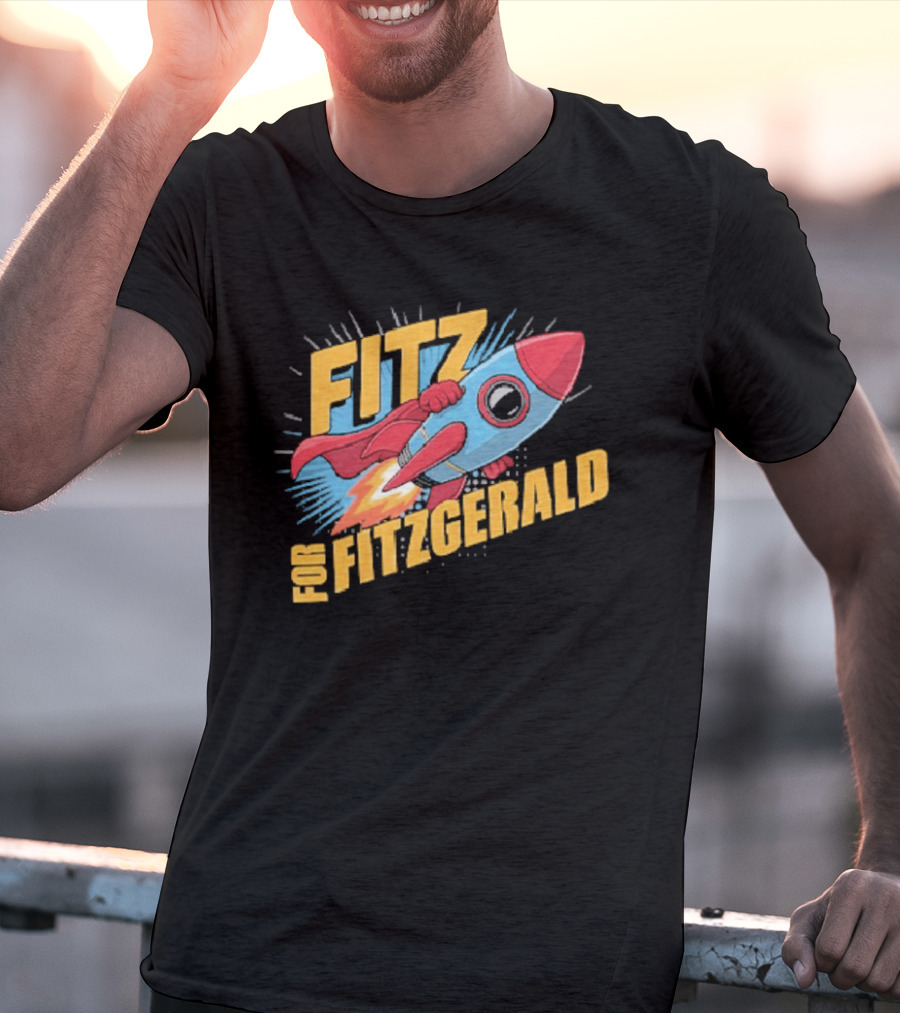FITZ For FITZGERALD Rocketship T-Shirt