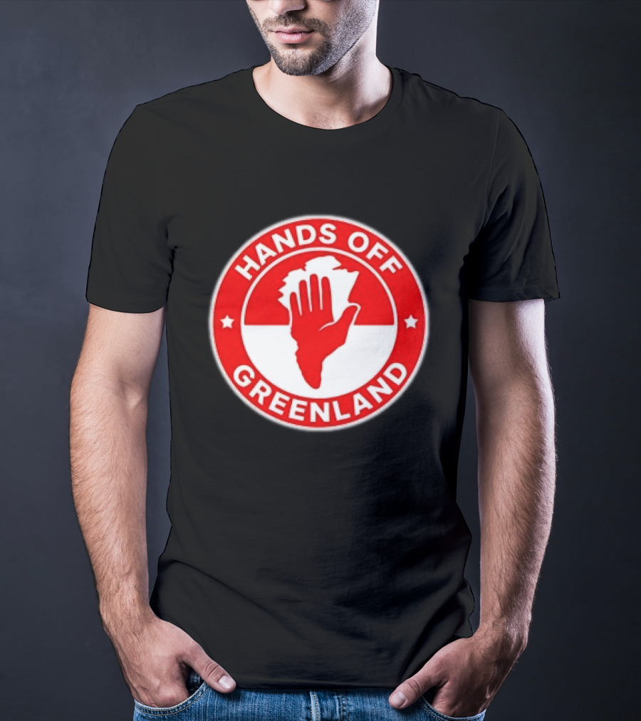 Hands Off Greenland Red Circle T-Shirt