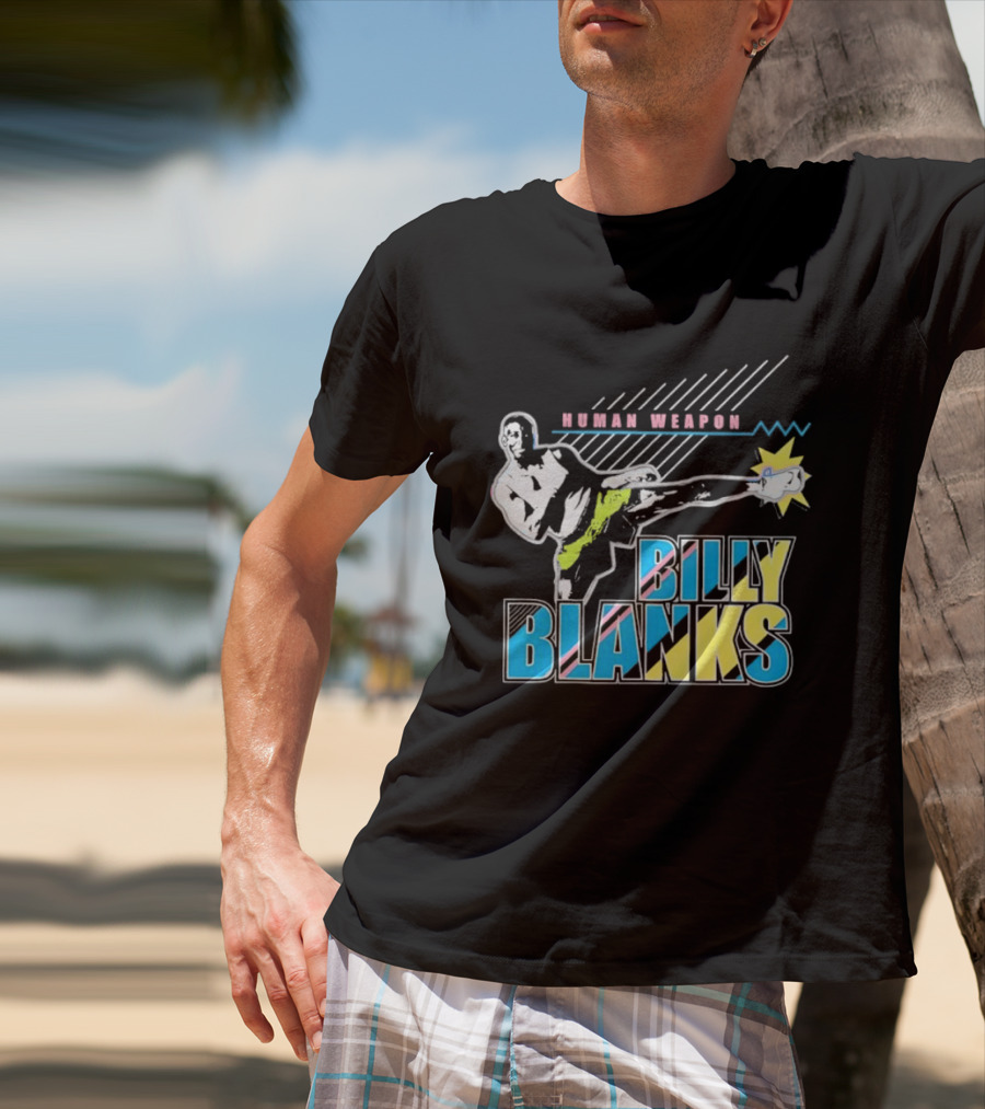 Human Weapon Billy Blanks Retro Kick Action T-Shirt