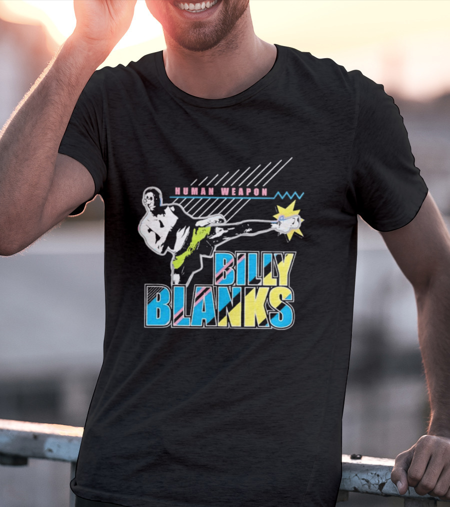 Human Weapon Billy Blanks Retro Kick Action T-Shirt