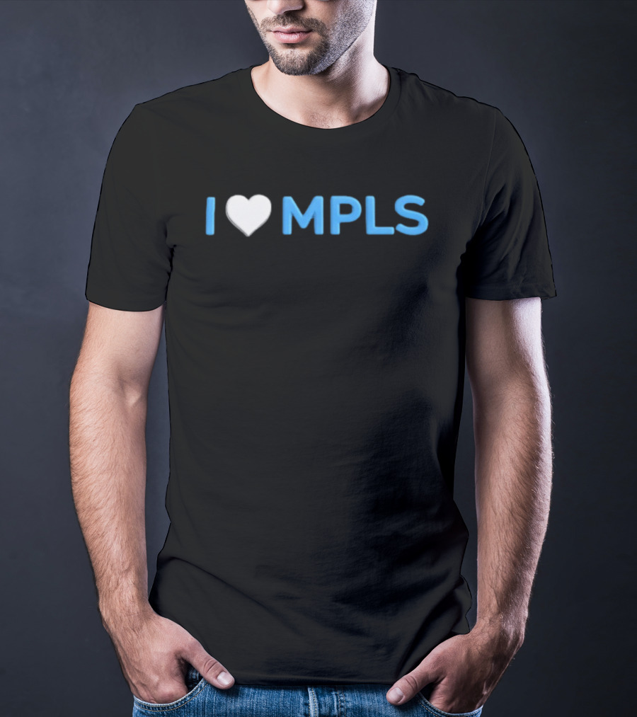 I Love MPLS Heart Minneapolis T-Shirt