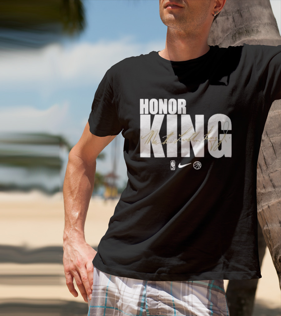 Honor King Martin Luther King Jr LeBron James NBA Nike T-Shirt